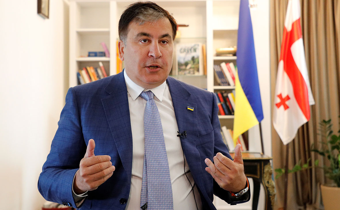 Саакашвили в 2025 году Саакашвили в 2025 году